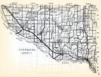 Sherbrune County, Haven, Palmer, Santiago, Blue Baldwin, Becker, Clear Lake, Orrock, Elk River, Minnesota State Atlas 1954